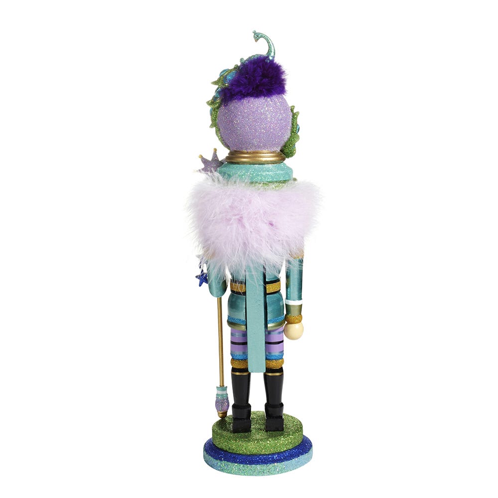 Kurt Adler 17.5-Inch Hollywood™ Peacock Hat Nutcracker